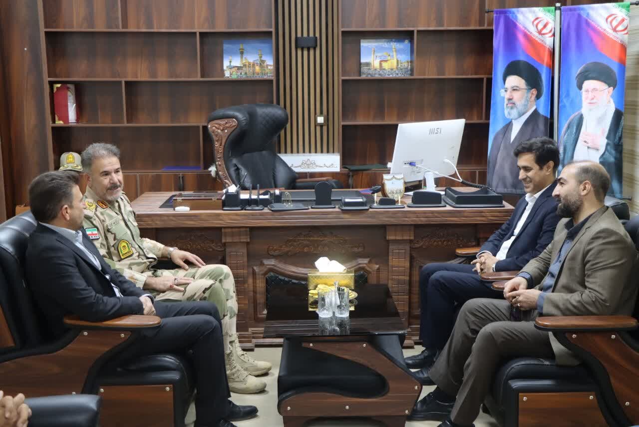 تقویت همکاری عملیاتی مرزبانی و گمرکات کرمانشاه برای تسهیل تجارت