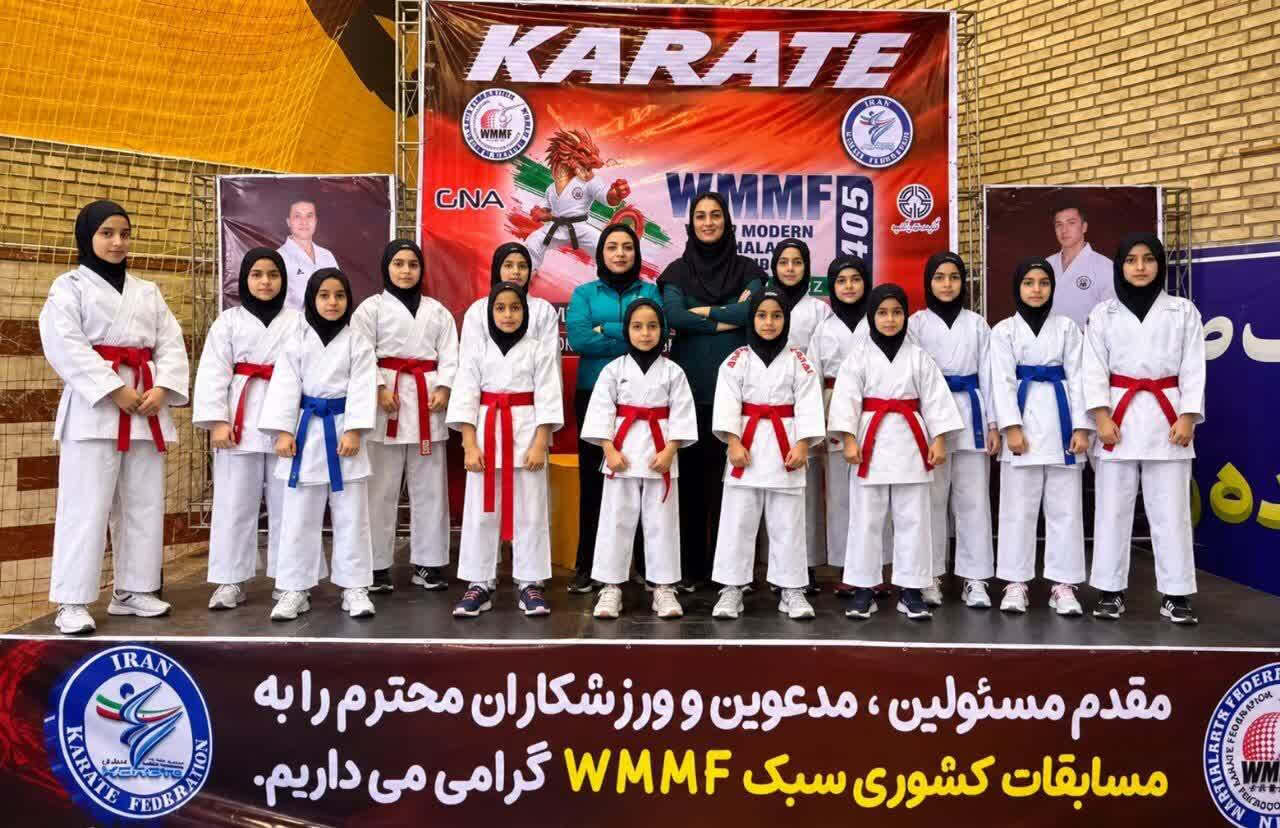 ۱۷ مدال حاصل تلاش دختران کاراته‌کای استان سمنان در مسابقات کشور