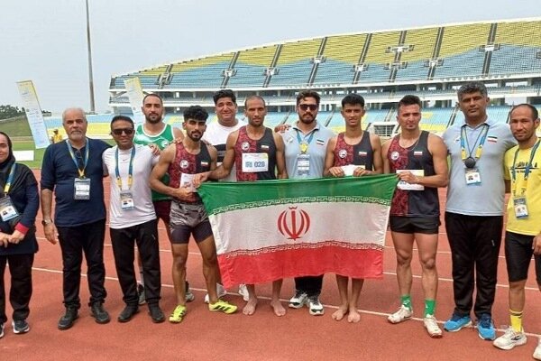 برنز ۴ در ۱۰۰ متر آخرین مدال تیم ملی ایران؛ پایان کار با ۱۲ مدال
