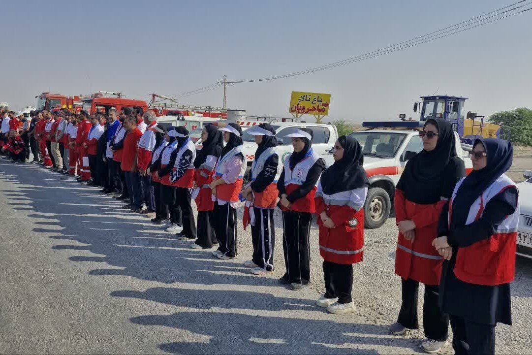 مانور «ساعت صفر» با محوریت آمادگی برای کنترل سیلاب در دیلم برگزار شد