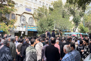 پیکر مطهر شهید «مرتضی حضرتی» در تبریز تشییع شد