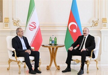 Pezeshkian meets Aliyev on CIS summit sidelines