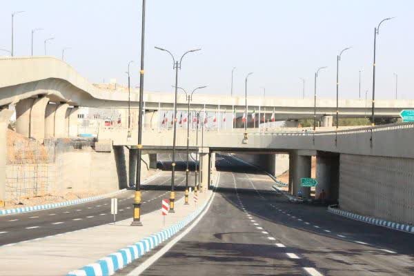 افتتاح بزرگترین تقاطع غیرهمسطح جنوب شرق کشور در کرمان