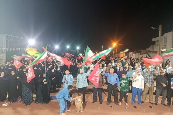 تجمع مردم چرام در دویست و بیست و سومین شب خونخواهی قائد شهید امت