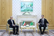 Presidents of Iran, Turkmenistan meet in Ashgabat