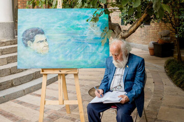رویداد «بر خط آواز» افتتاح شد؛ رونمایی اثر حسین محجوبی برای شجریان