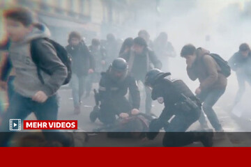 کلیپێکی جوان بۆ ناڕەزایەتی خوێندکاران لە فەرەنسا