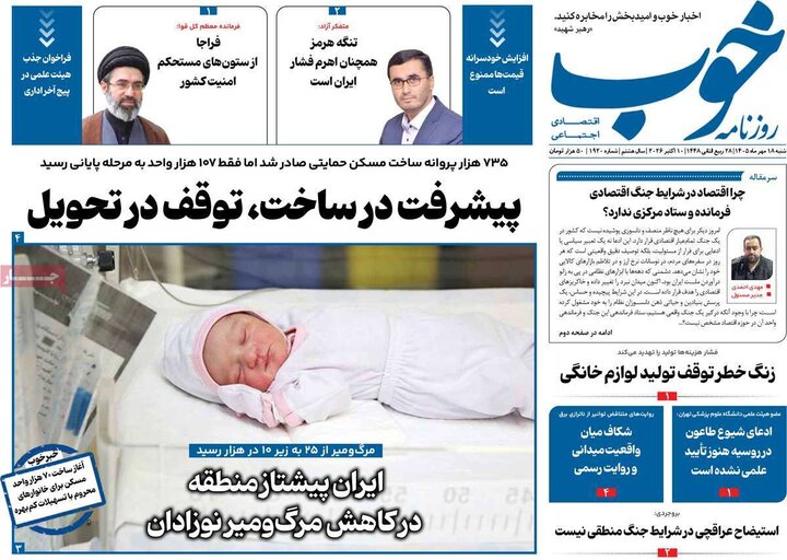 روزنامه های صبح 18 مهر