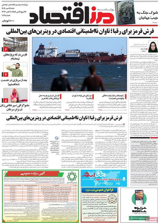 روزنامه‌های اقتصادی 18 مهر