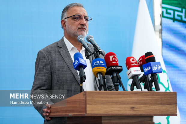 افتتاح پل دسترسی خیابان ستارخان به بزرگراه شهید چمران