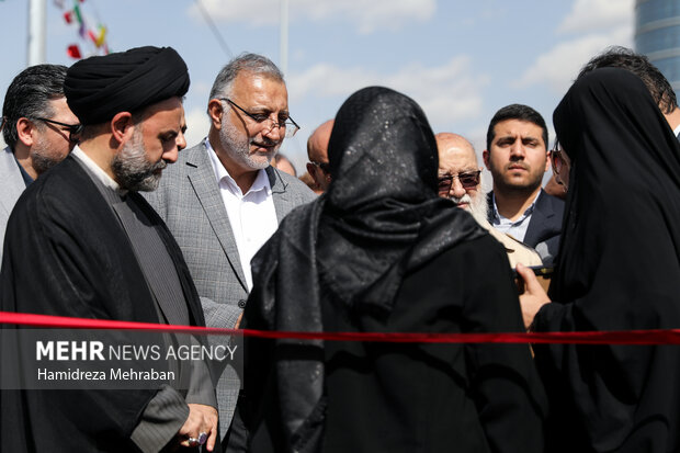 افتتاح پل دسترسی خیابان ستارخان به بزرگراه شهید چمران