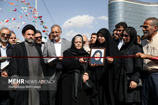 افتتاح پل دسترسی خیابان ستارخان به بزرگراه شهید چمران