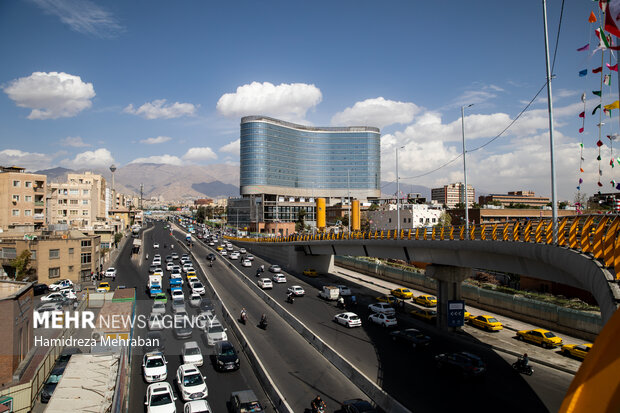 افتتاح پل دسترسی خیابان ستارخان به بزرگراه شهید چمران