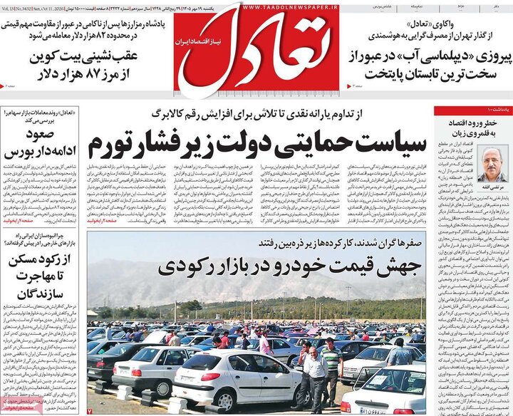 روزنامه های اقتصادی 19 مهر