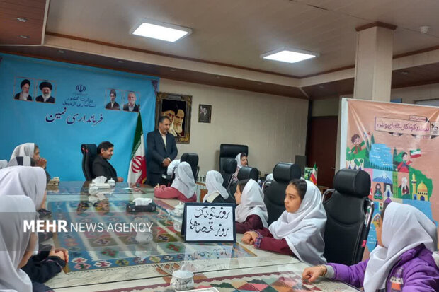 کودکان نمین پشت میز فرماندار نشستند، روایت یک دیدار متفاوت