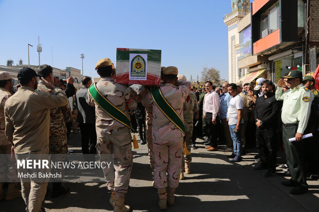 تشییع پیکر شهید عباس آقایی در <a href='https://sayeb.ir/tag/%d9%82%d9%85'></div>قم</a>