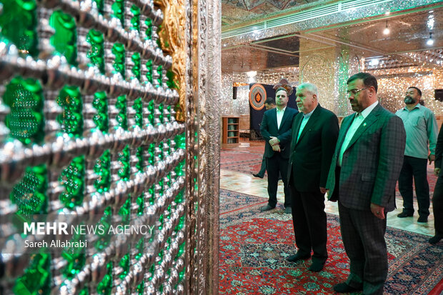 تشرف وزیر میراث فرهنگی به حرم شاهچراغ(ع)