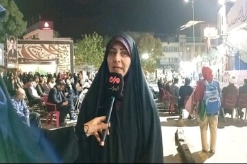پیام وطن‌دوستی مردم سنندج در اجتماع شبانه