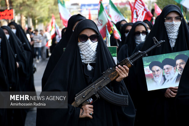 رزمایش جان فدا در بیرجند