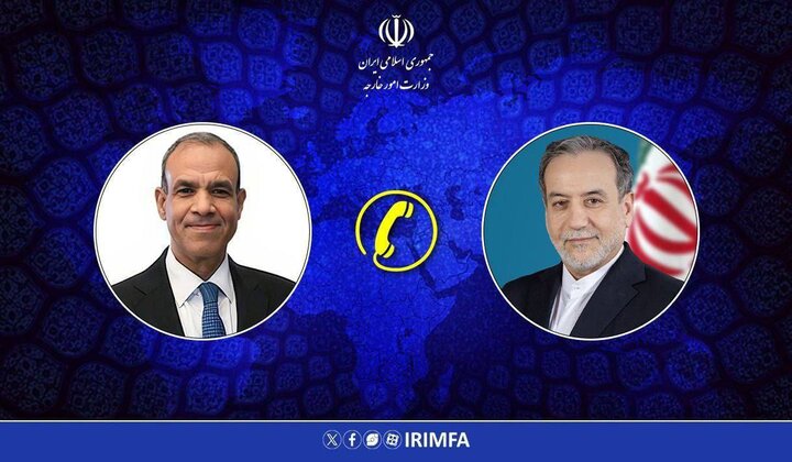 Iran, Egypt FMs discuss tie, latest reg. developments in call
