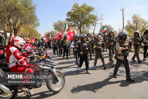 رزمایش جانفدای ایران در اردبیل