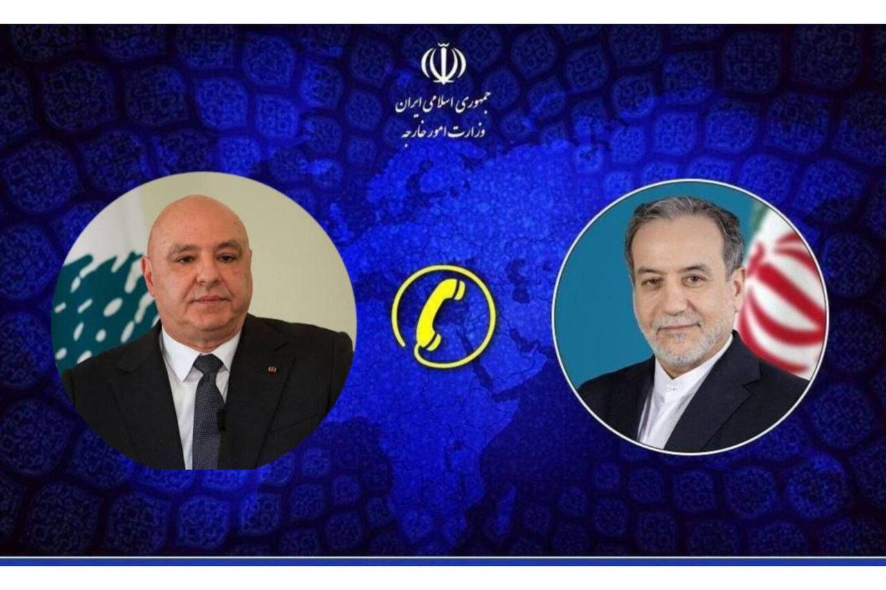 گفتگوی تلفنی عراقچی با رییس جمهور لبنان