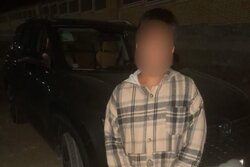 نوجوان ۱۳ ساله با رانندگی پرخطر در قم متوقف شد