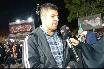 پیام حضور مردم سنندج در اجتماع شبانه
