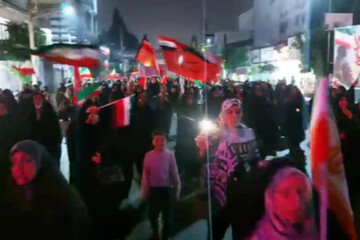 حماسه باشکوه مردم مازندران در اجتماع شب دویست‌وسی‌ام