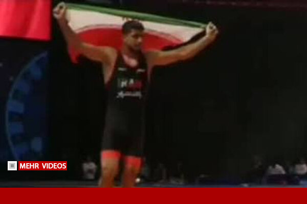 طلای مهمدی در آمریکا؛ پرچم ایران در لاس‌وگاس بالا رفت