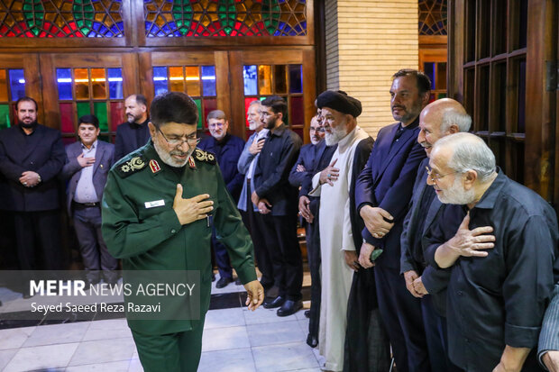 آیین بزرگداشت سردار سرتیپ پاسدار علیرضا افشار