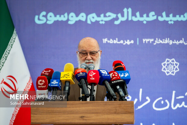 مراسم افتتاح بزرگراه شهید سید عبدالرحیم موسوی