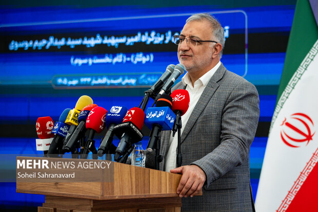 مراسم افتتاح بزرگراه شهید سید عبدالرحیم موسوی