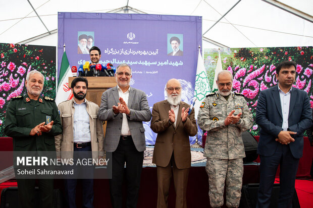 مراسم افتتاح بزرگراه شهید سید عبدالرحیم موسوی