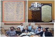 هنرمند دورودی رتبه نخست جشنواره خوشنویسی تویسرکان را کسب کرد