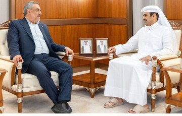 القائم بأعمال وزير النفط الإيراني یلتقي وزير الطاقة القطري