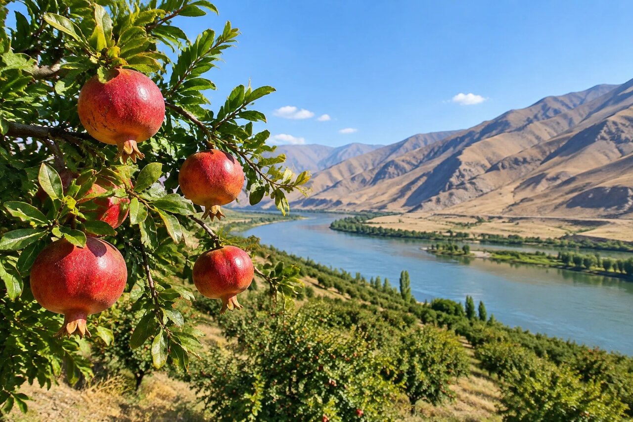 تولید سالانه بیش از ۱۰ هزار تن انار در آذربایجانشرقی