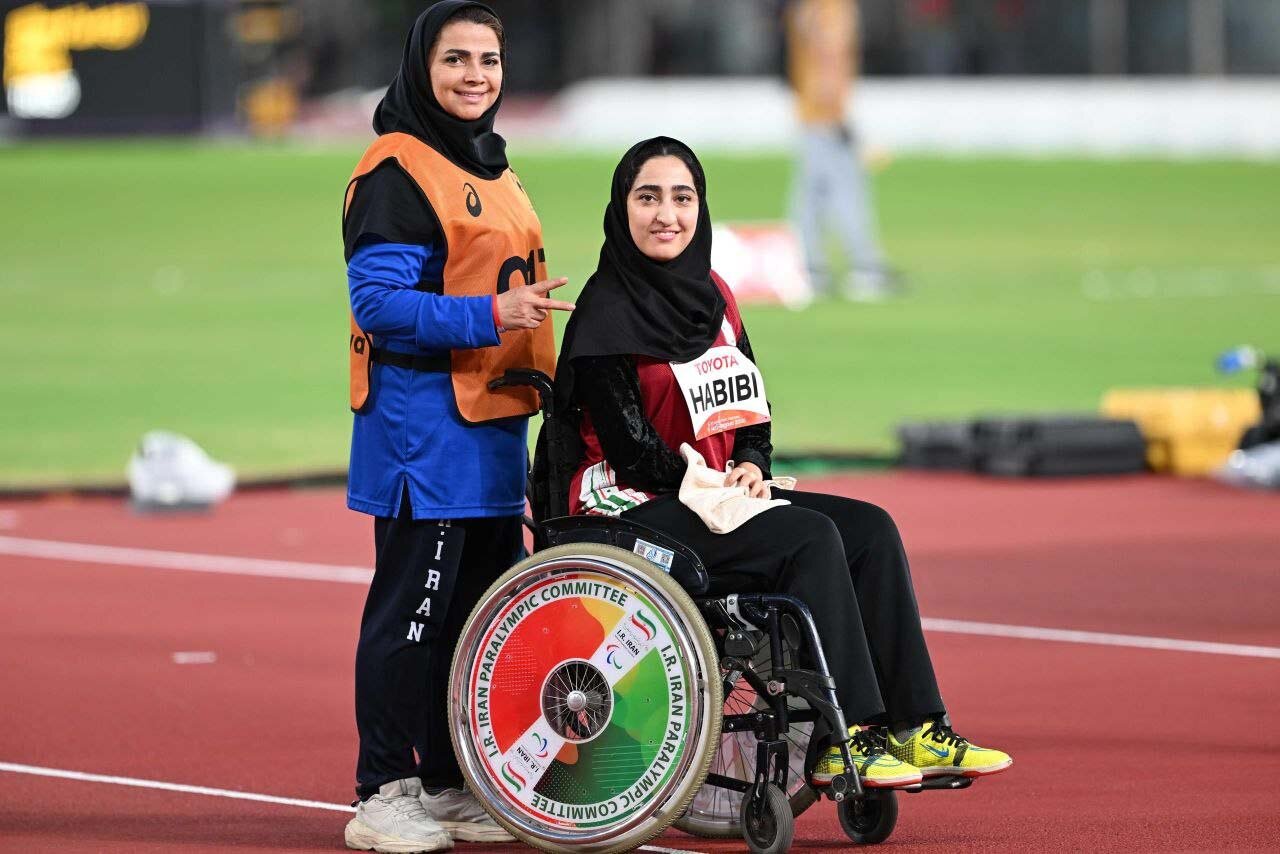 حبیبی و سهرابی تبار به مدال نقره و برنز پارادوومیدانی رسیدند