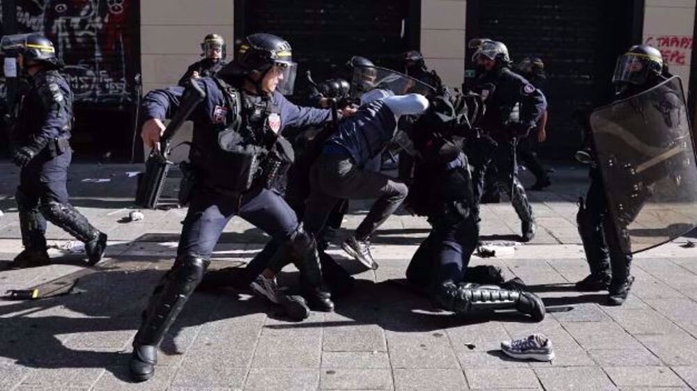 France allows local curfews after huge protests
