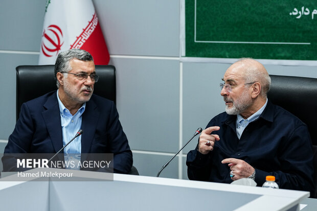 نشست بررسی مسائل حوزه بهداشت، درمان و سلامت با حضور رئیس مجلس