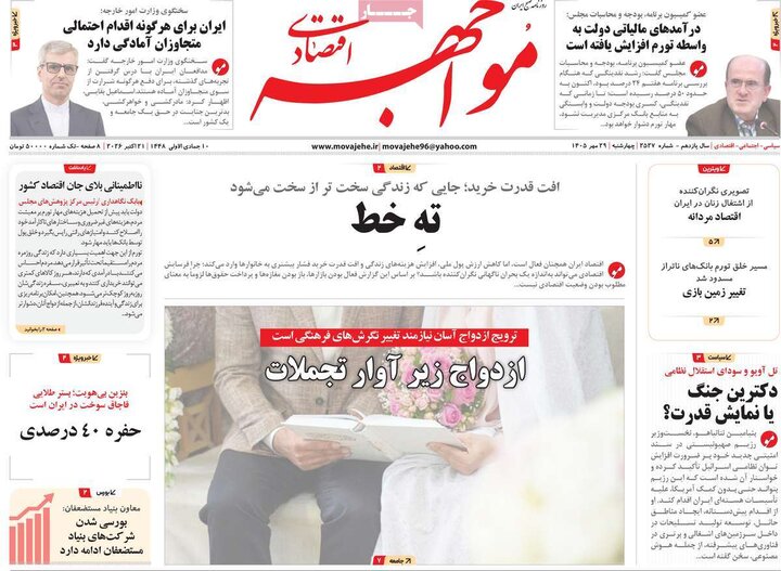 روزنامه های اقتصادی 29 مهر