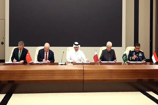 ترکیه، قطر، اندونزی و پاکستان توافقنامه همکاری دفاعی امضا کردند ترکیه، قطر، اندونزی و پاکستان توافقنامه همکاری دفاعی امضا کردند