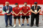 تیم دوبل تنیس روی میز ایران صاحب سهمیه جهانی شد