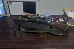 دستگیری شکارچی غیرمجاز پیش از شکار در منطقه حفاظت‌شده البرز مرکزی