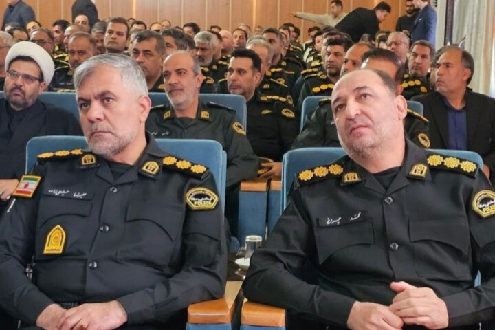 برگزاری مراسم تکریم و معارفه فرمانده انتظامی مشهد