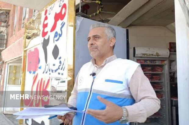 مشاهده گوشت‌های فاقد مهر و تاریخ مصرف در بازرسی از فروشگاه‌های یاسوج