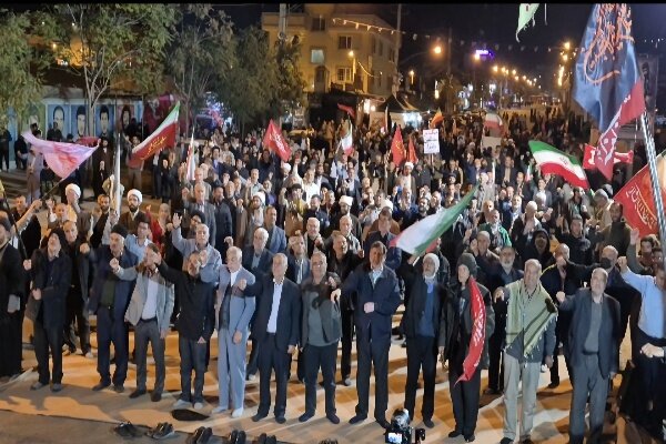 تجمع مردم یاسوج در دویست و سی و ششمین قرار شبانه