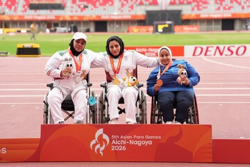 Iranian shot putters Salehi, Hadidi claim gold, silver at 2026 Nagoya
