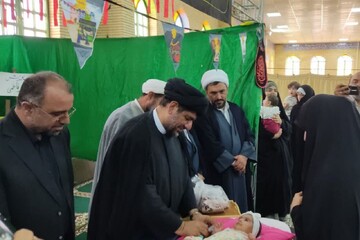 برگزاری پویش «مهر فاطمی» در مصلای جمعه گناوه