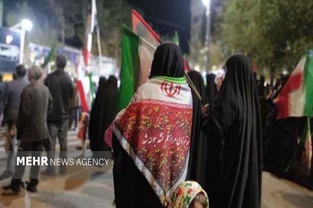 مردم اسفراین در دویست وسی و هفتمین شب تجمع حماسه اقتدار را تکرار کردند